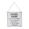 Metallschild Hotel Mama