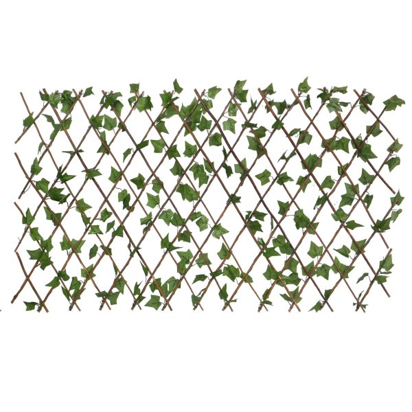 Rankgitter Weide mit Blättern dunkelgrün