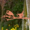 Baumstecker Rost zwei Vögel auf einem Ast