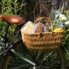 Fahrradkorb für hinten seitlich aus Weide mit Henkel